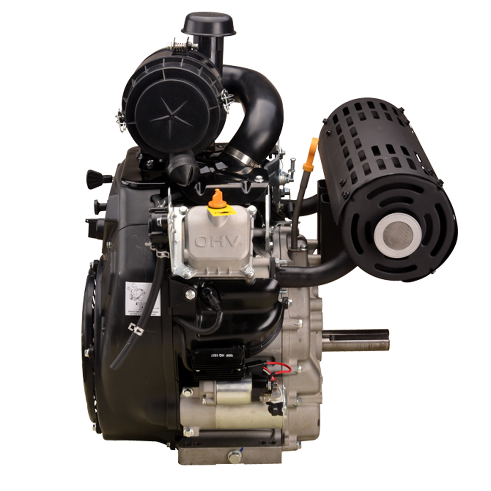35 PS 999 CC V-Zweizylinder-Benzinmotor EPA/EURO-V mit HD-Luftfilter