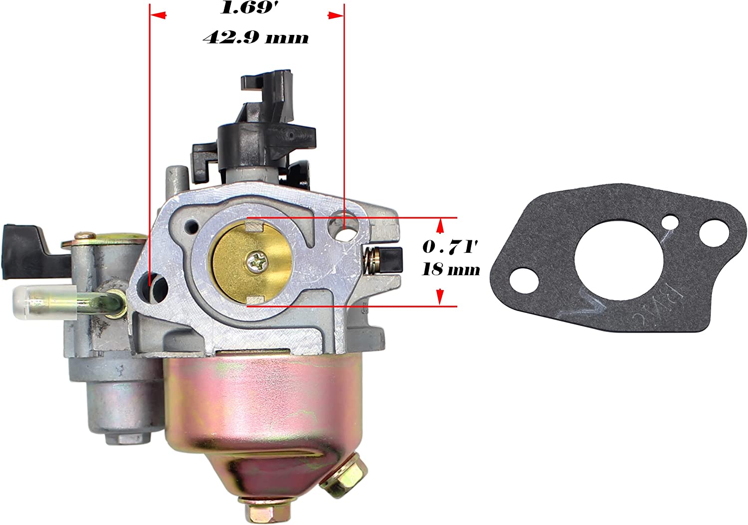 P18A Vergaser für GXV140 GXV160 Motor für HR194 HR195 HR214 HRA214 HR215 HR216 Rasenmähermotor für 16100-ZE6-W01